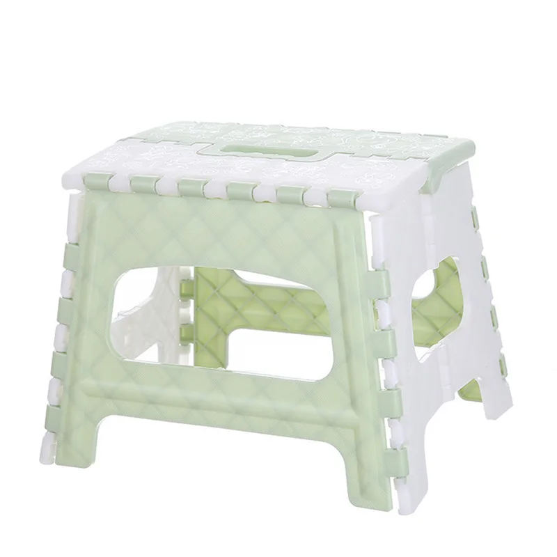 HHTL Plastic Multi Purpose Folding Step Stool Home Train Outdoor Foldable Storage