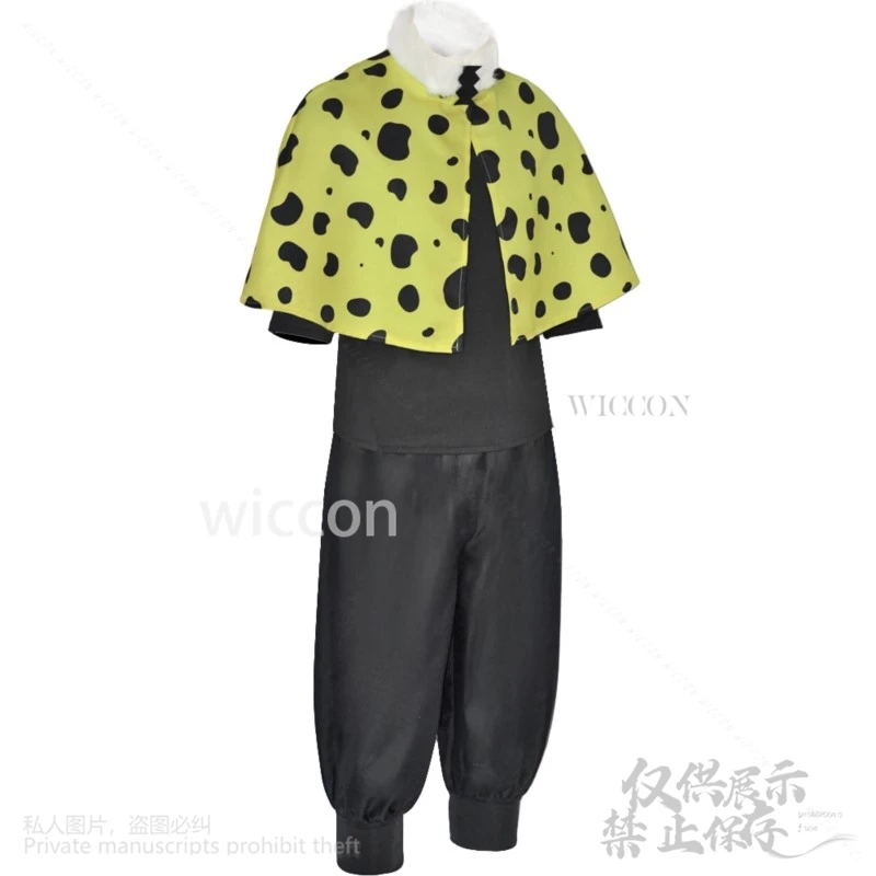 Anime Jujutsus Jogo Cosplay Costume Printing Green Cloak Shawl Uniform Hat Kaisenn For Halloween Christmas Party Cos Customized