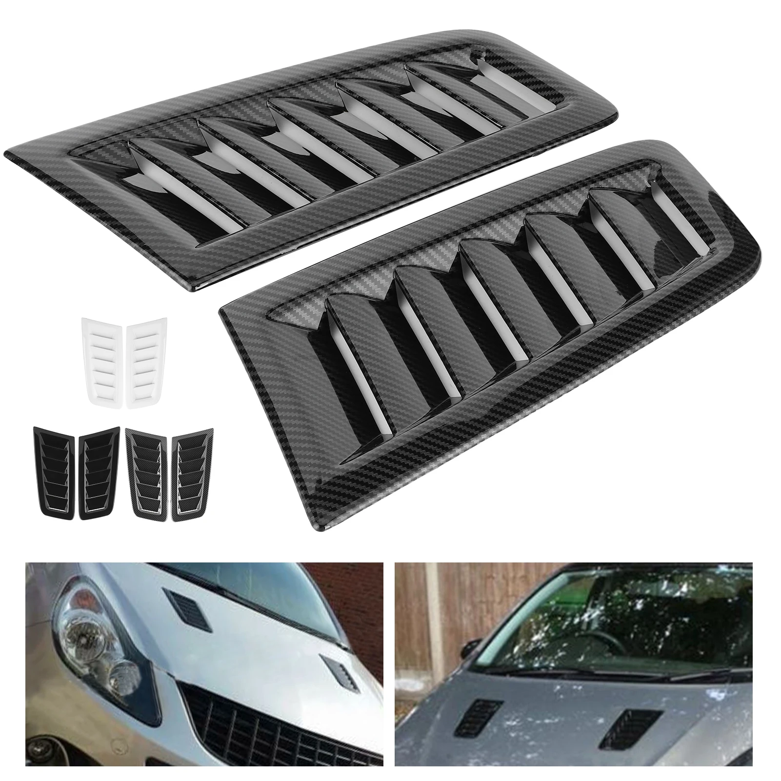 Bonnet Air Vents Motorkap Auto-exterieuronderdelen voor Focus MK2 Front Bonnet Vent Bonnet Vent voor