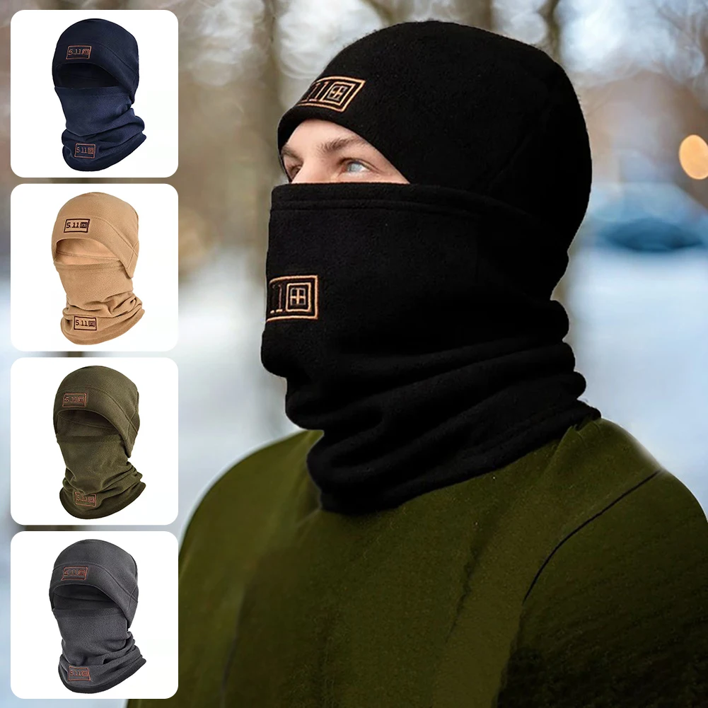 

Polars Fleeces Balaclava Hood Face Mask Stay Warm Protected Hood Face Mask For Outdoor Activity