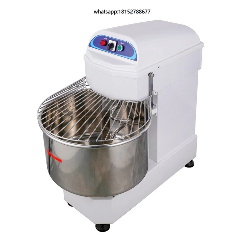Commercial 10~60L Spiral Dough Mixer Stainless Steel Food Dough Machine Electric Stand Flour Blender Egg Beater