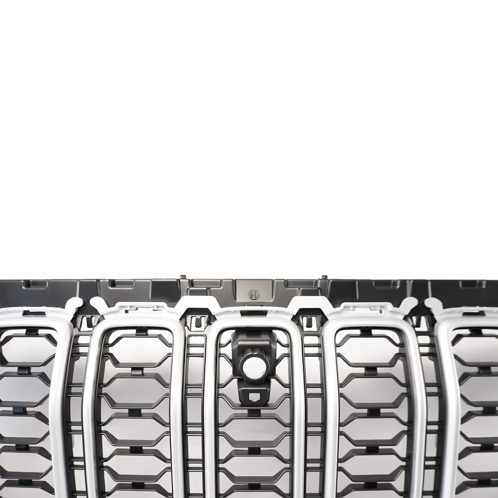 Front Bumper Mesh Grille for Jeep Wrangler JL JT 2018- 2024 with Camera Hole Car Accessories Air Intake Grille Body Kit