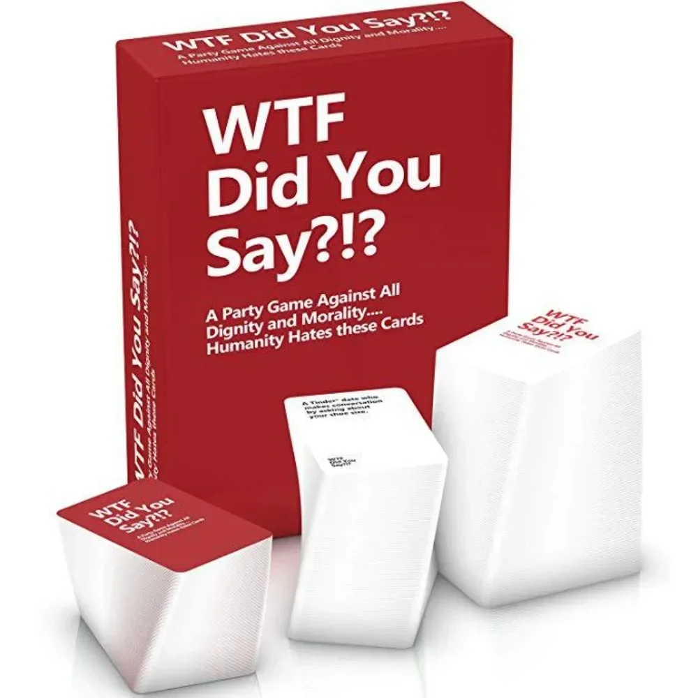 WTF Did You Say?!? A Party Game Against All Dignity and Morality AU STOCK Board game