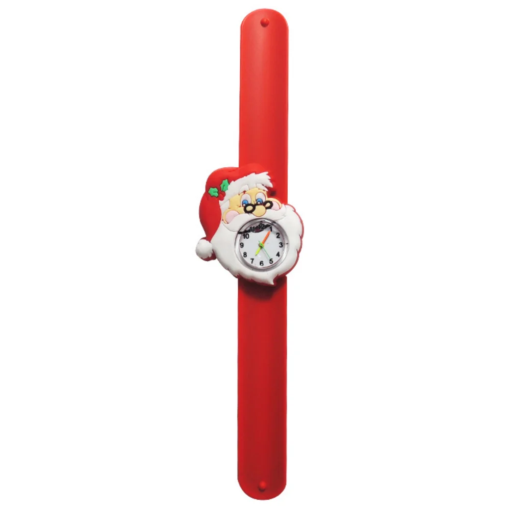 Nuovi orologi per bambini in Silicone giocattoli Cartoon babbo natale Elk Bell ghirlanda di natale orologio sportivo per bambini ragazzi ragazze regali di natale