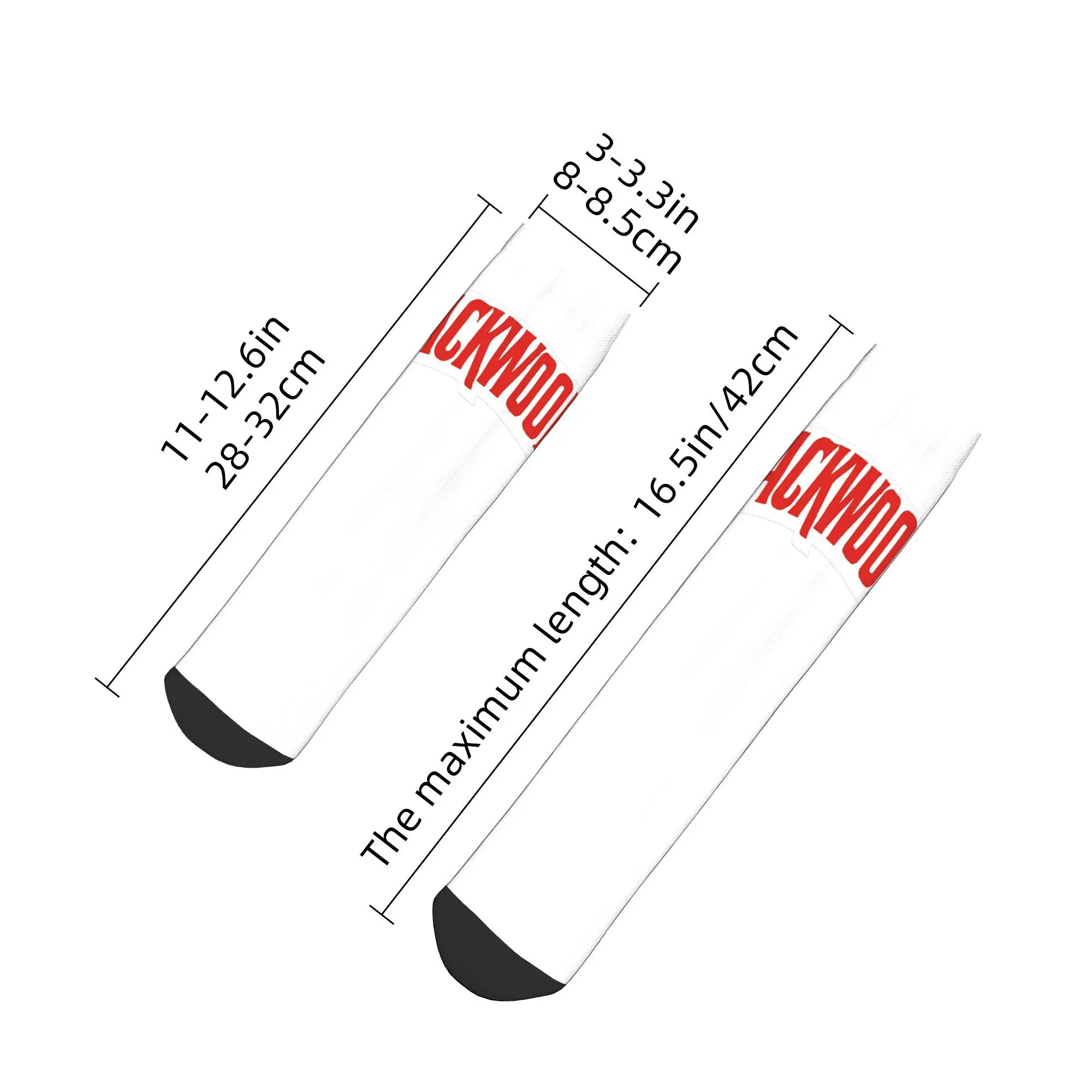 ถุงเท้าแบ็ควูดส์ ถุงเท้าดูดซับเหงื่อสไตล์ฮาราจูกุ ถุงเท้าทุกฤดูกาล อุปกรณ์เสริมสำหรับของขวัญวันเกิดสำหรับทุกเพศ