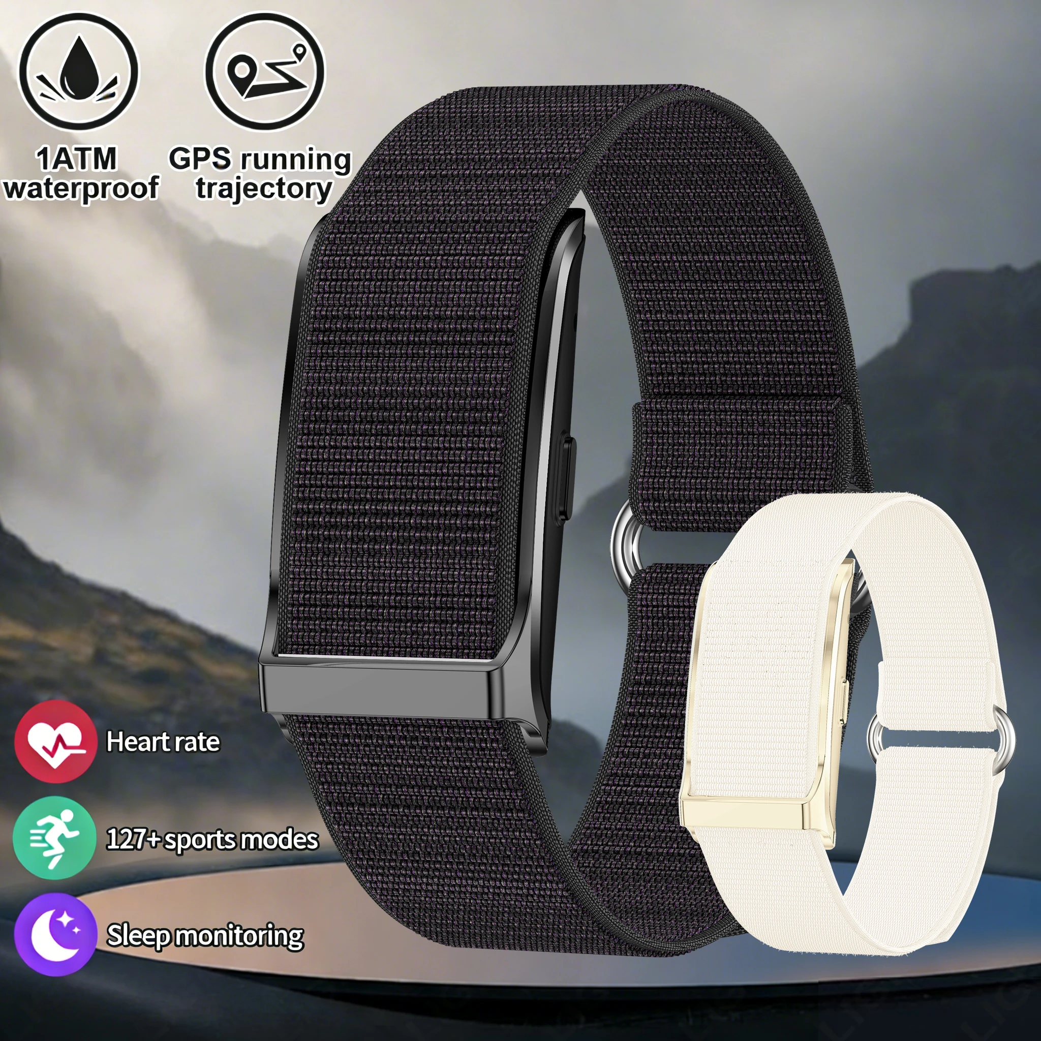 

Смарт-часы LIGE 2026 без экрана, мужские спортивные часы-браслет для активного отдыха, фитнес-трекер с пульсометром, водонепроницаемость 1ATM, умные часы для женщин