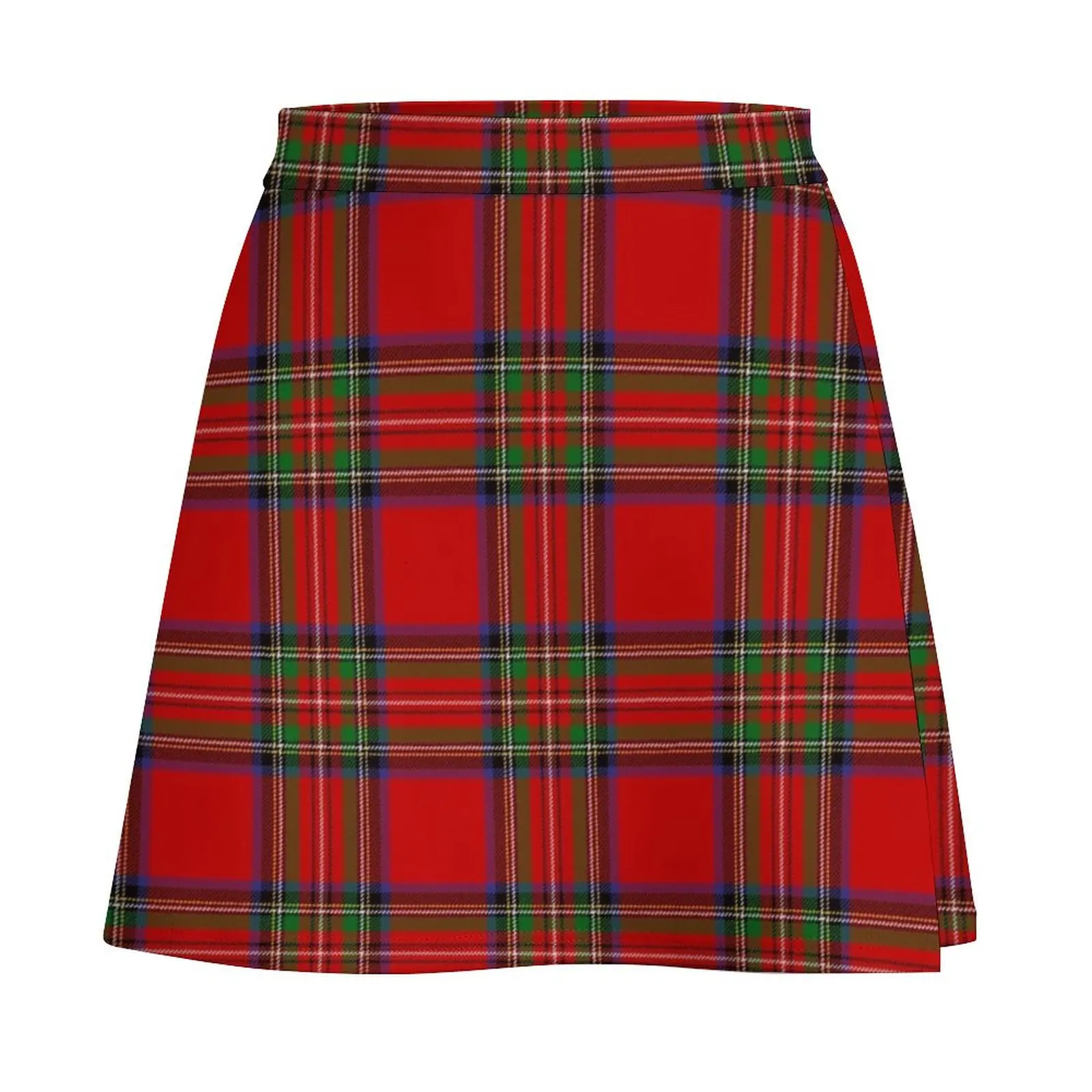 Royal Stewart Tartan Mini Skirt กางเกงขาสั้น กระโปรงผู้หญิง เสื้อผ้าสไตล์เกาหลี กระโปรงมินิ