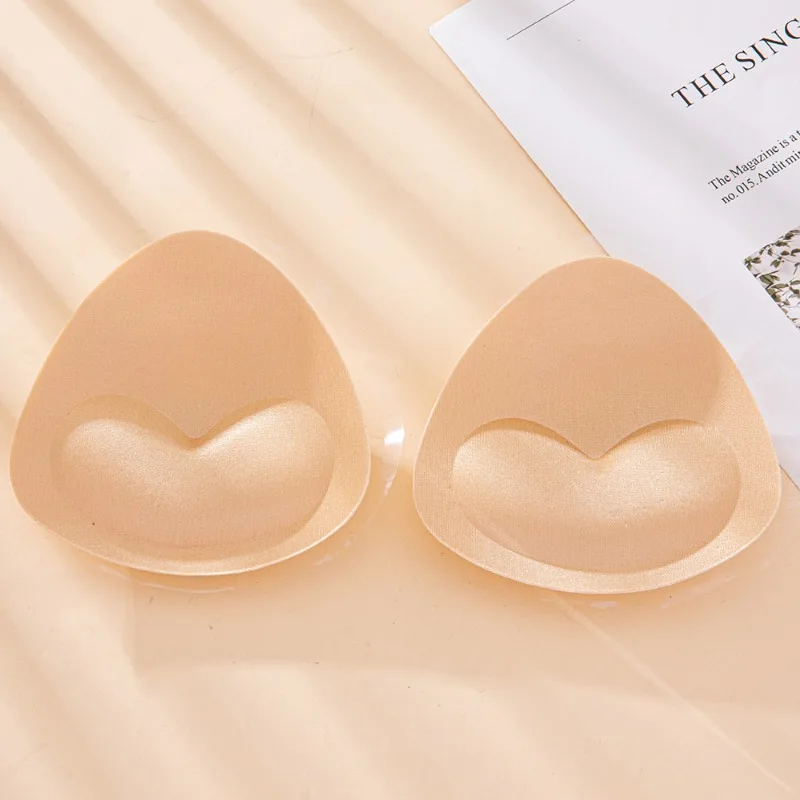 1 пара толстых губчатых подушечек для бюстгальтера для женщин, купальник, грудь, пуш-ап, увеличитель груди, съемные подушечки для бюстгальтера, вставки, чашки, аксессуары для бюстгальтера