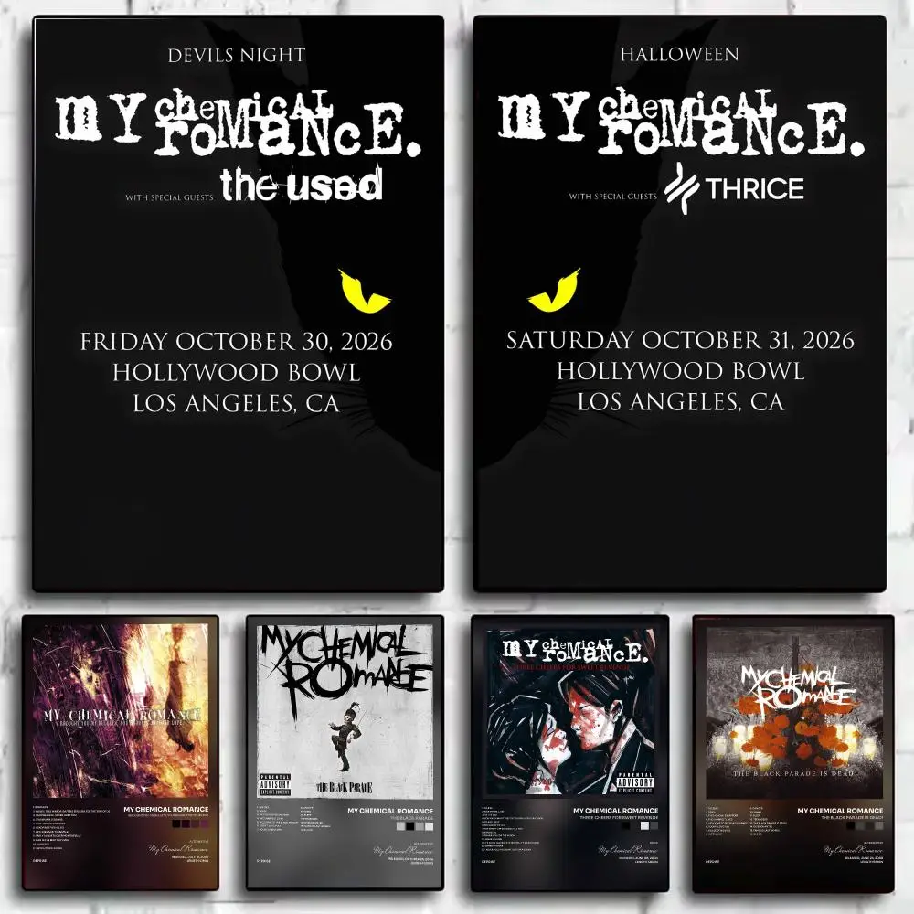 Band My C-Chemical Romance The Black Parade Poster Wall Art Print Poster for Bedroom Living Room Home Decor Gift Artwork