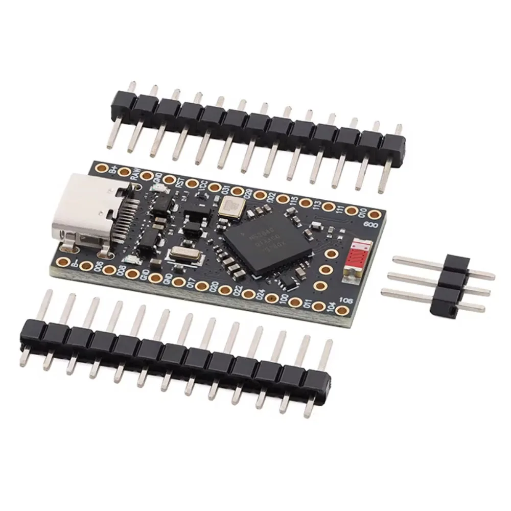 

Taidacent Pro Micro NRF52840 Макетная плата Модуль управления беспроводной зарядкой Bluetooth Nano V2.0 Type-C USB NRF52840