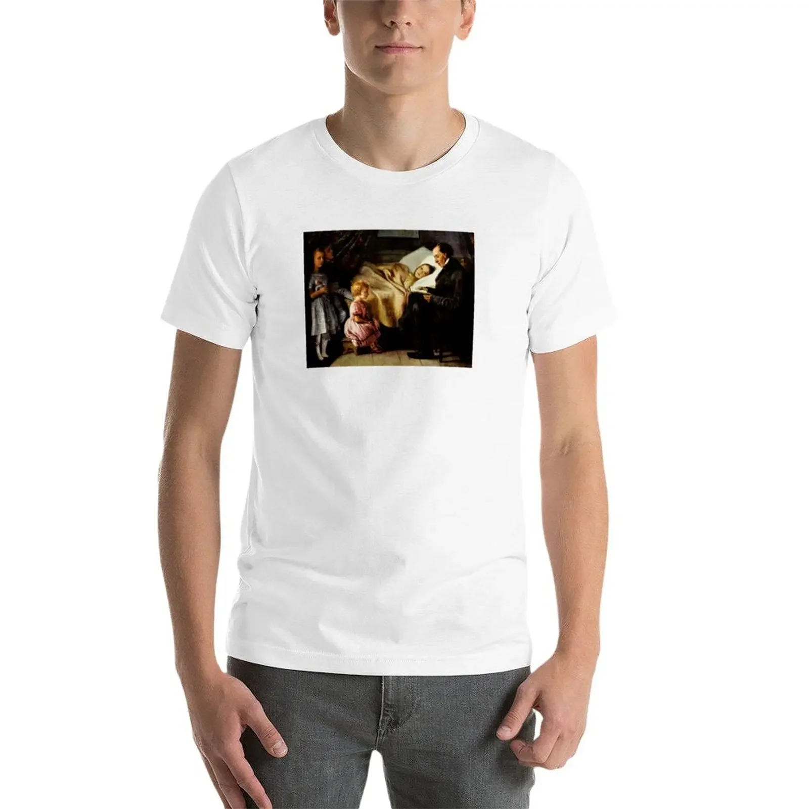 New Author Hans Christian Andersen Reading to Children, 1862 T-Shirt plain t-shirt black t shirt t shirts for men cotton