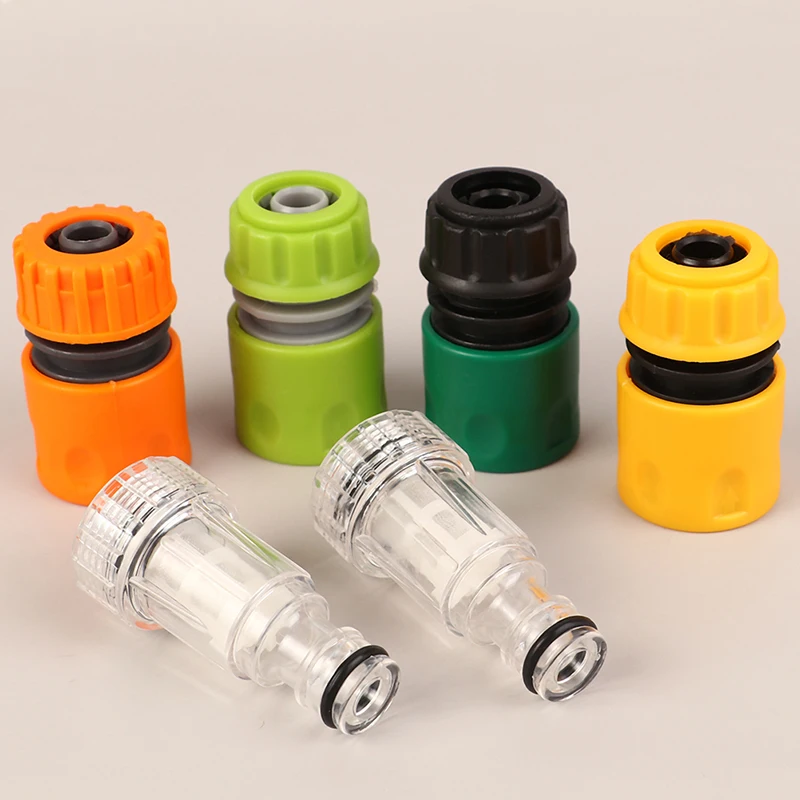 Water Connector +filter Accessories Car Washer Adapter Pressure Washer Filters Nets Hose Pipe Fitting Nozzle Garden