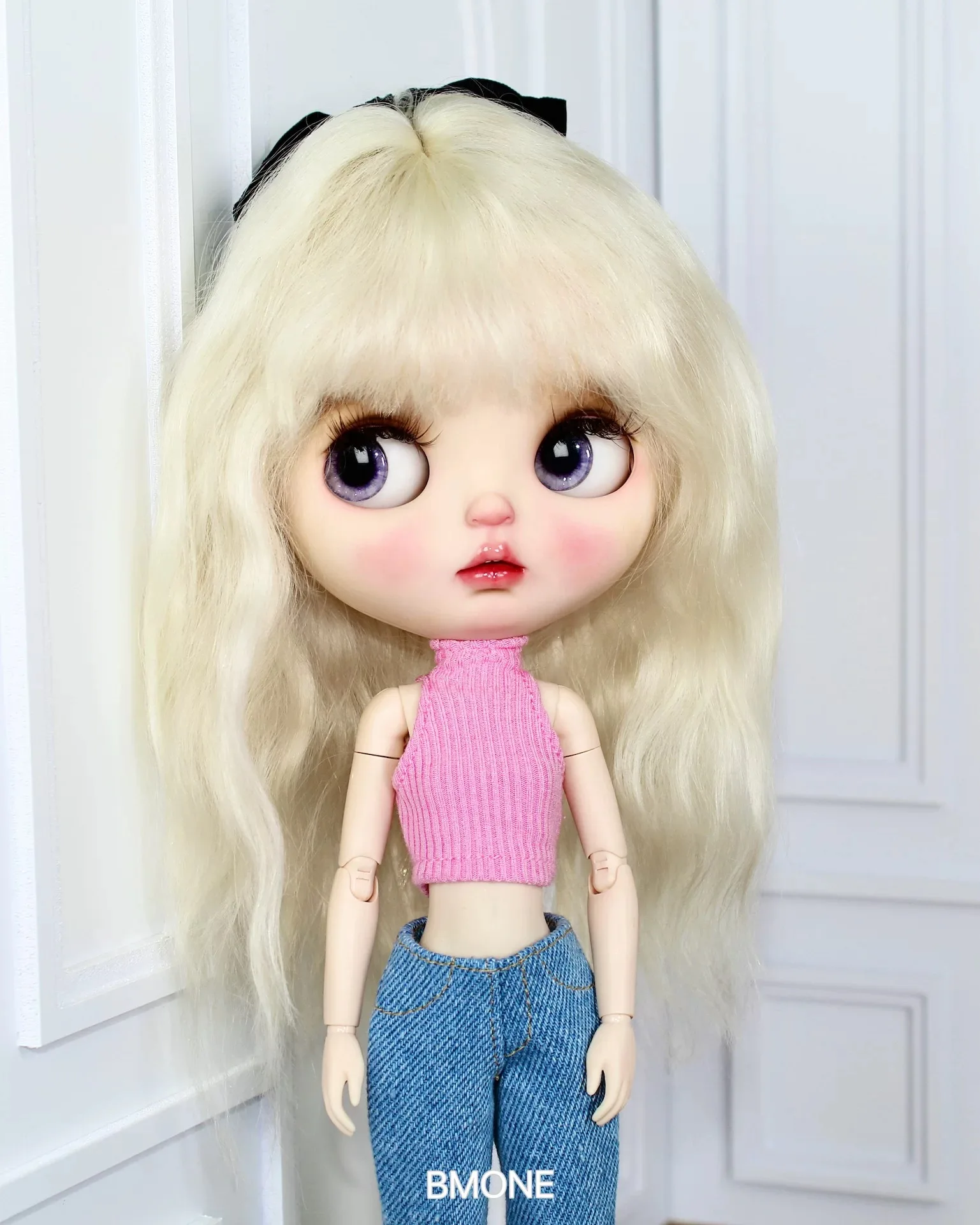 30cm bjd fr supermodelo boneca roupas moda simples gola alta malha sem mangas topo para 1/6 boneca xinyi spice girl vestir-se