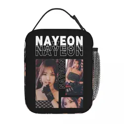 Im Nayeon Kpop Twice Once Accessories Insulated Lunch Bag For Outdoor Food Storage Bag Portable Cooler Thermal Lunch Boxes