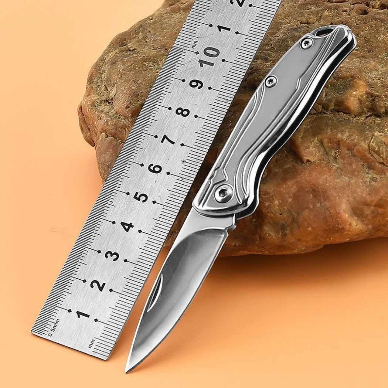 

Outdoor Portable Folding Knife Stainless Steel Tactical Knife Wilderness Camping Survival Knife