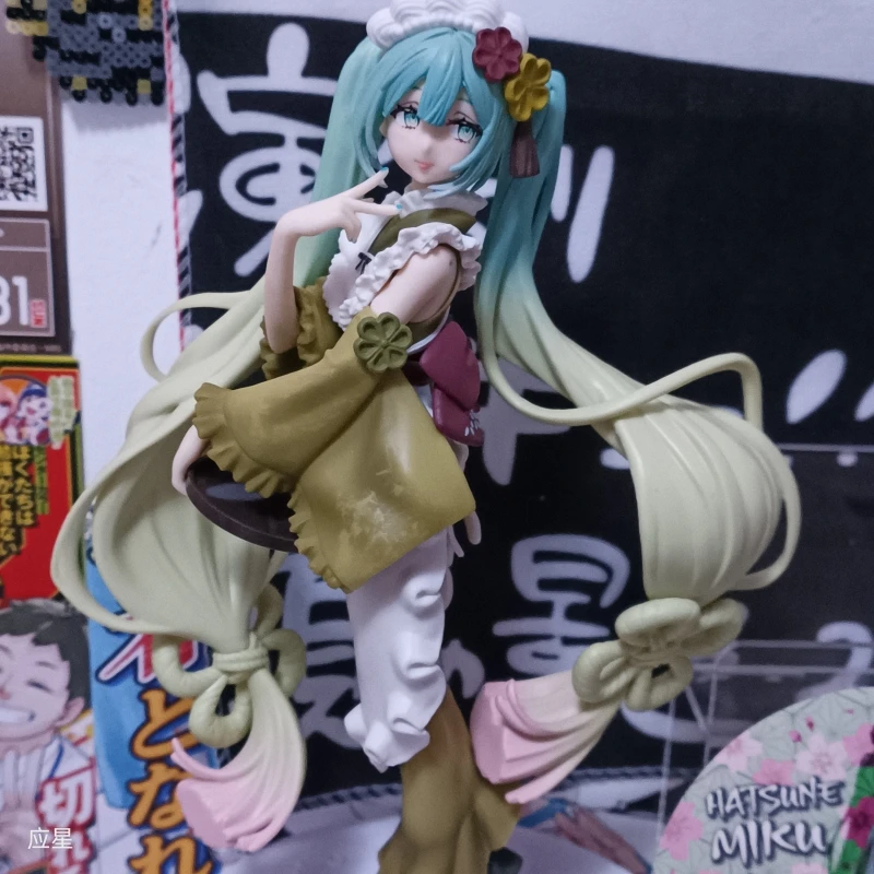 figurines-sega-vocaloid-hatsune-ku-21cm-15-eme-edition-des-travailleurs-figurine-d'action-modele-a-collectionner-jouets-cadeau-de-noel