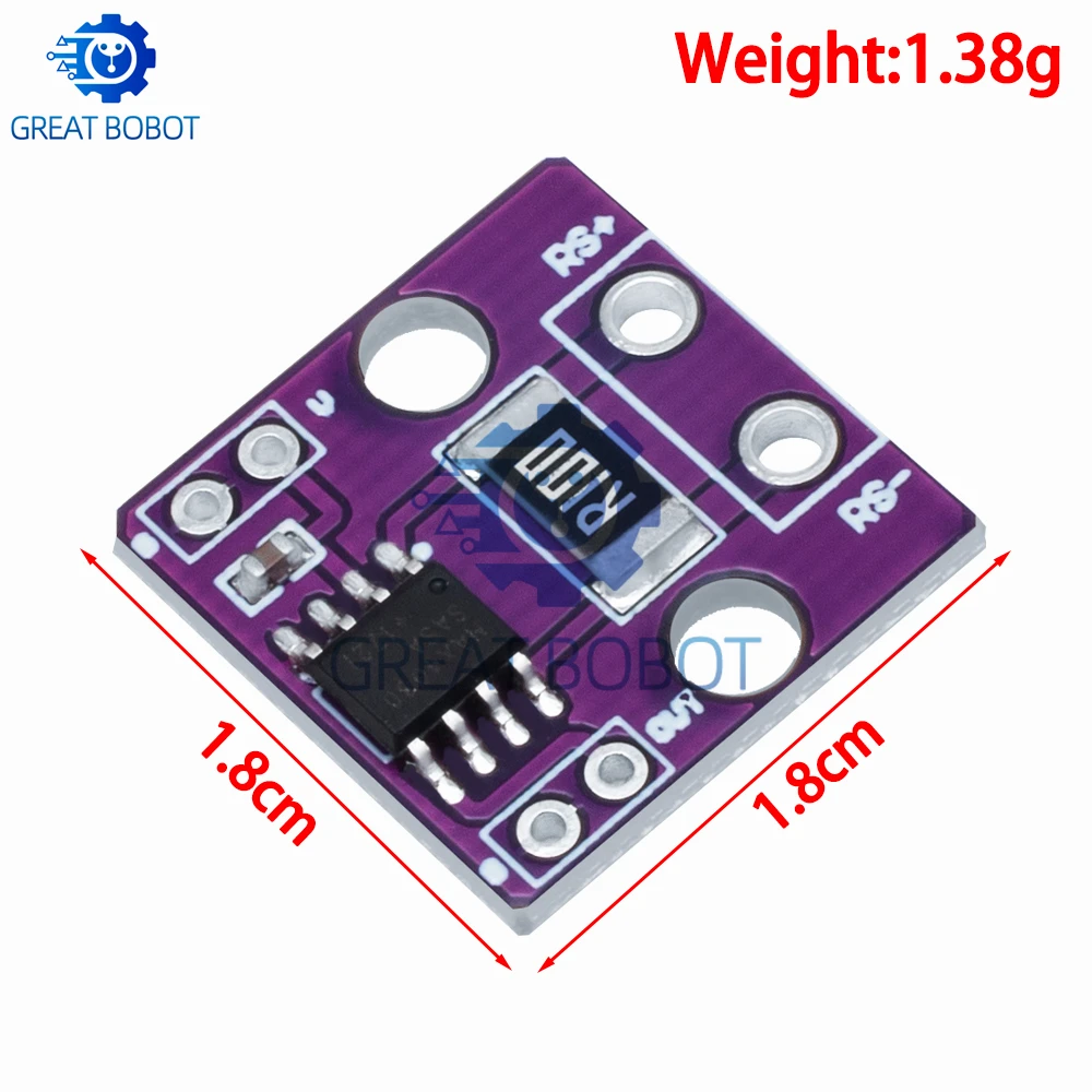 BS MAX4080 MAX4080SASA Current Module Current Sensor Amplifier Detector Module High Precision 4.5V 190uA For Arduino