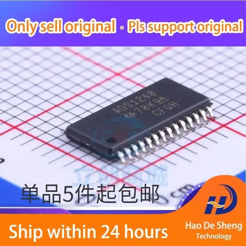 

5PCS/LOT ADS1248IPWR ADS1248IPW ADS1248 Analog-to-digital Converter TSSOP-28 New Original In Stock