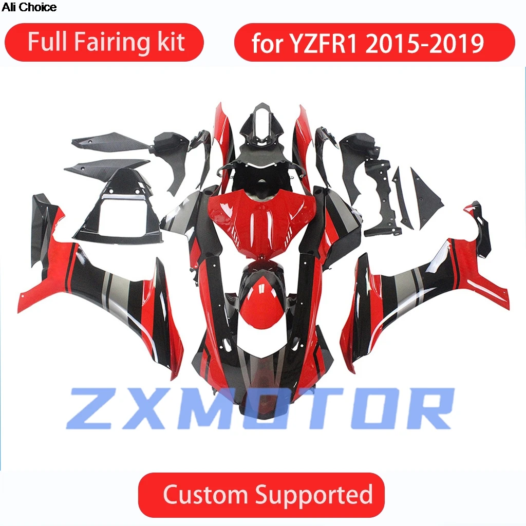 Fit For YAMAHA YZF R1 2015 2016 2017 2018 2019 Free Custom Fairings YZFR1 15-19 Prime Fairing Kit Motorcycle