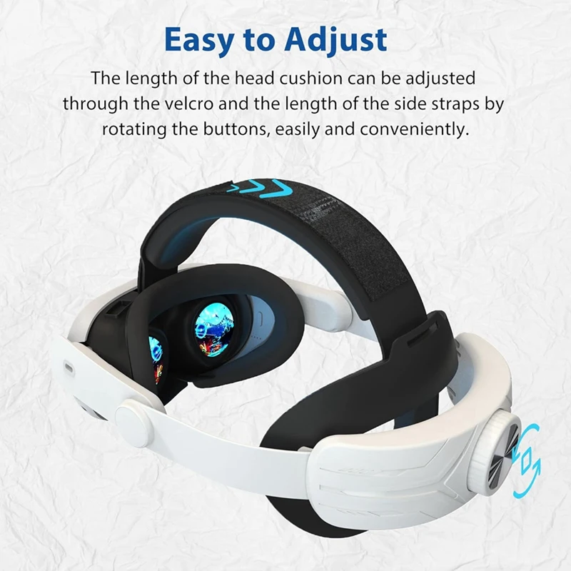 Head Strap Accessories Compatible For Quest 3 DOBEWINGDELOU Replacement Parts Elite Strap For Enhanced Comfort Adjustable
