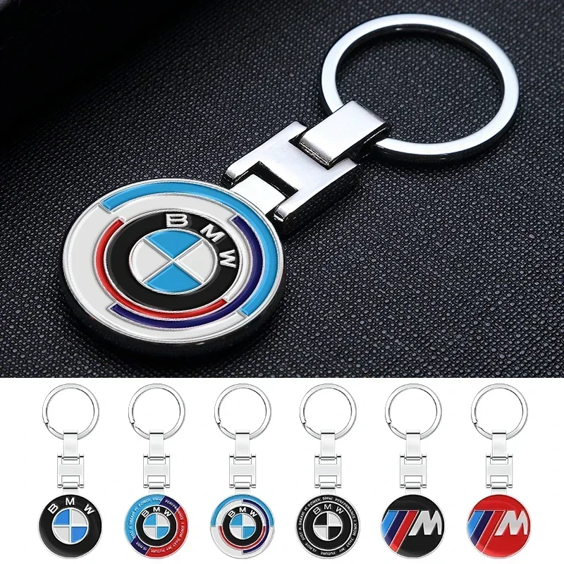 1pcs Metal Logo Key Chain Luxury Car Keychain For BMW M 1 3 4 5 6 7 Series X1 X3 X4 X5 X6 X7 G38 F20 F39 F48 E46 E60 E36 E39