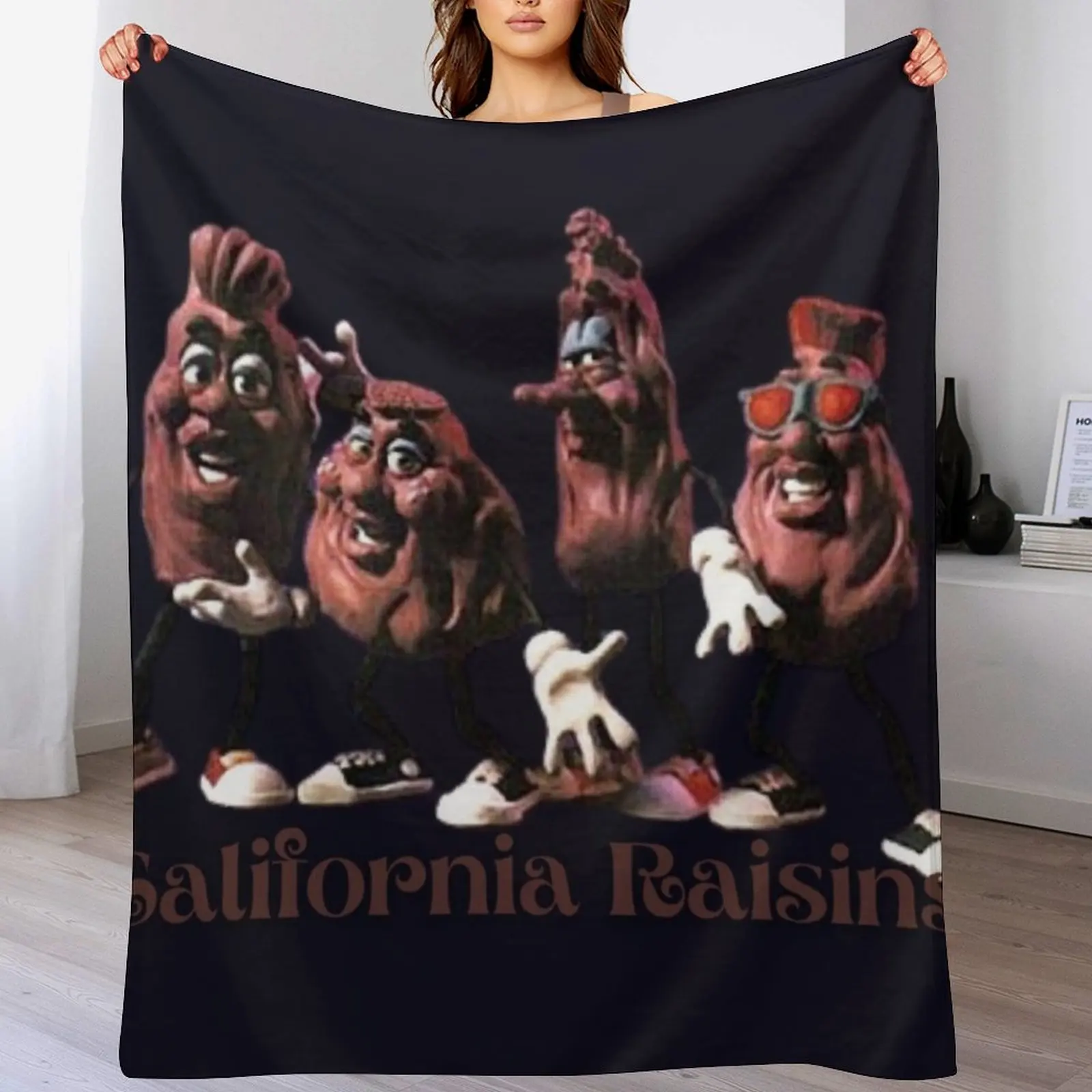 

California Raisins ORIGINAL BY CRUSHART1 ON REDBUBBLE Throw Blanket Stylish Couch Blanket for Home Living Room