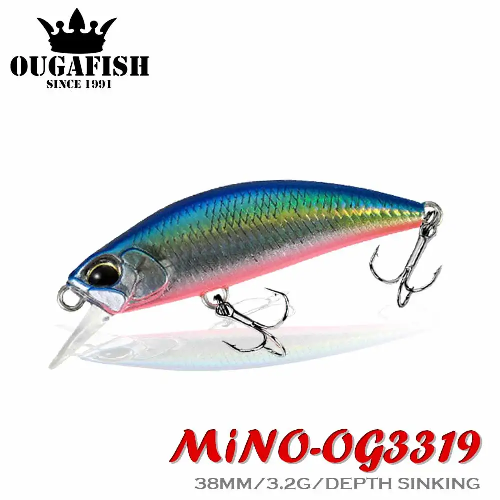 Micro Minnow Full Water Fishing Lures 38mm 3.2g Sinking  Isca Artificial  Stream Carp Pike Fish Accesorios De Pesca Equipment