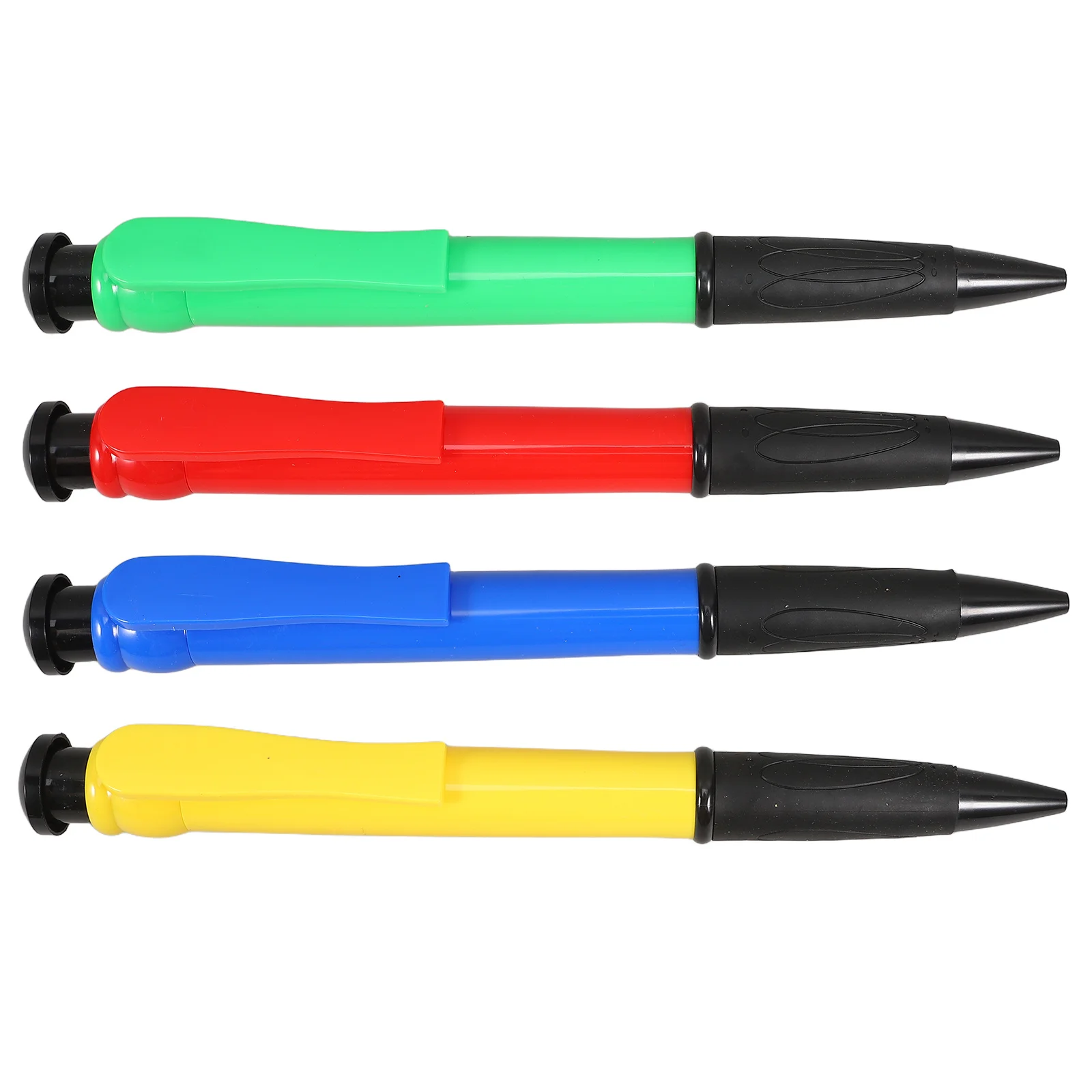 Stylos à bille fantaisie, 4 pièces, énorme stylo à bille de dessin animé pour étudiants, bas de classe, cadeaux de fête d'anniversaire, stylo mignon