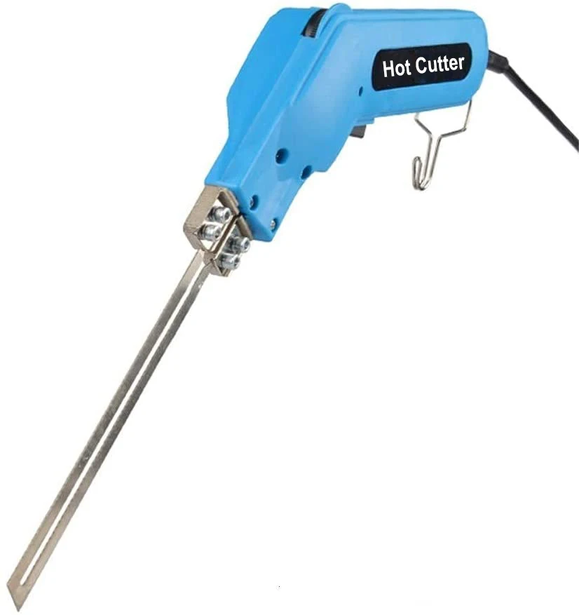 

190W Electric Hot Foam Cutter With 1pc 20cm Straight Blade Hot Knife Grooving Wire Styrofoam Engraving Tool Kit DIY Sculpture