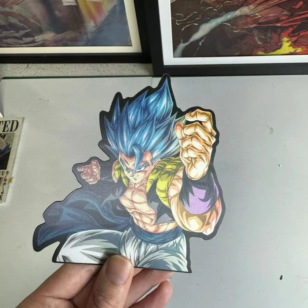 Red Hair Guko Dragon Ball Anime Motion StickersLaptop Peeker Sticker Waterproof Decal Toy Wall Sticker Kids Toys Gifts