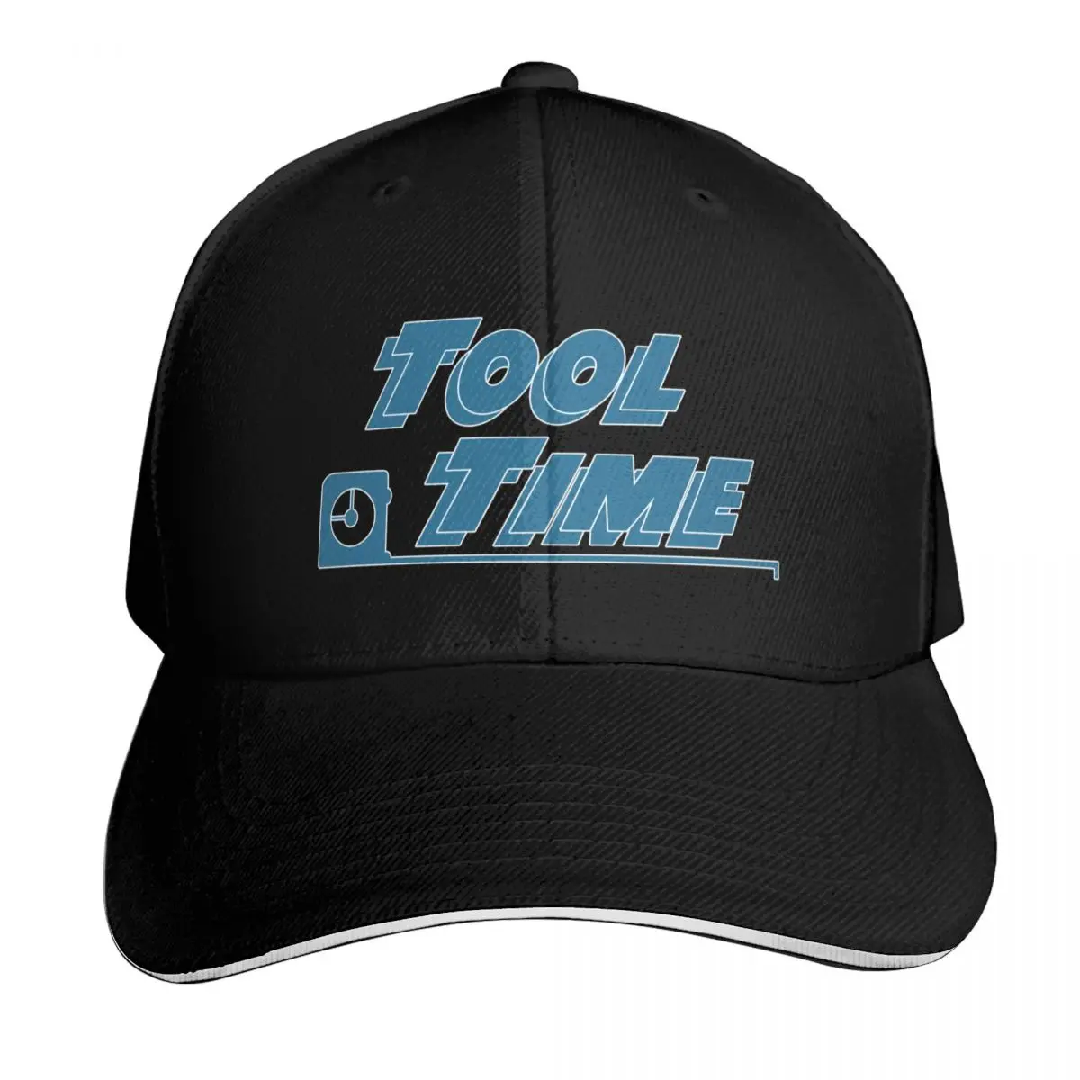 Tool Time Alpha OG Logo Baseball Cap Contrast Two Tone Brim Snapback Flat Bill Strapback Dad Hat