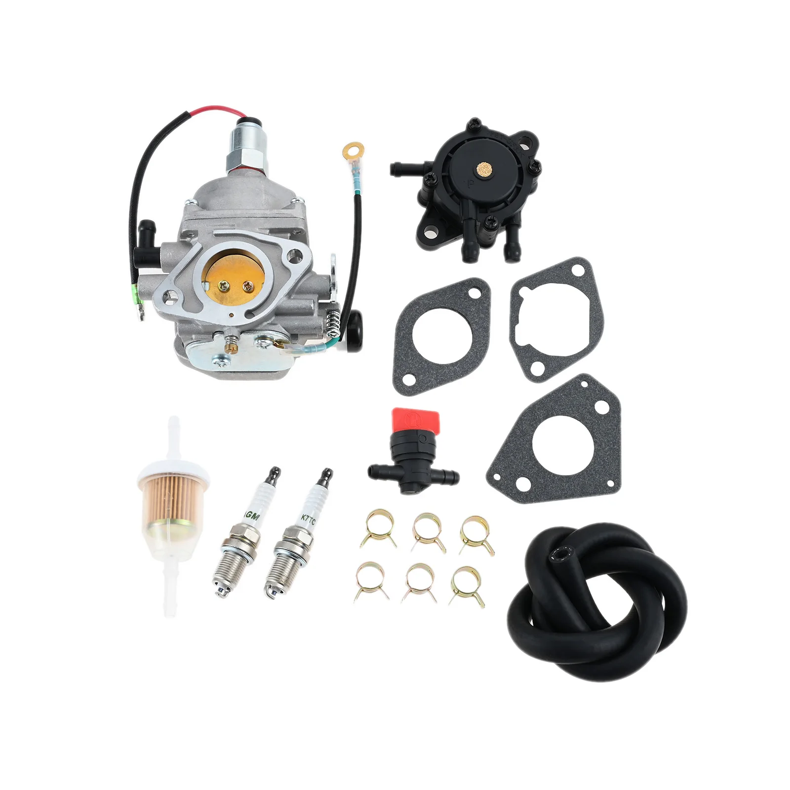 1Set Carburetor Kit Engine Accessories Fit for Kohler Courage22 23 24 25 26 27HP SV735 Etc Lawn Mover with Fuel Pump Replacement