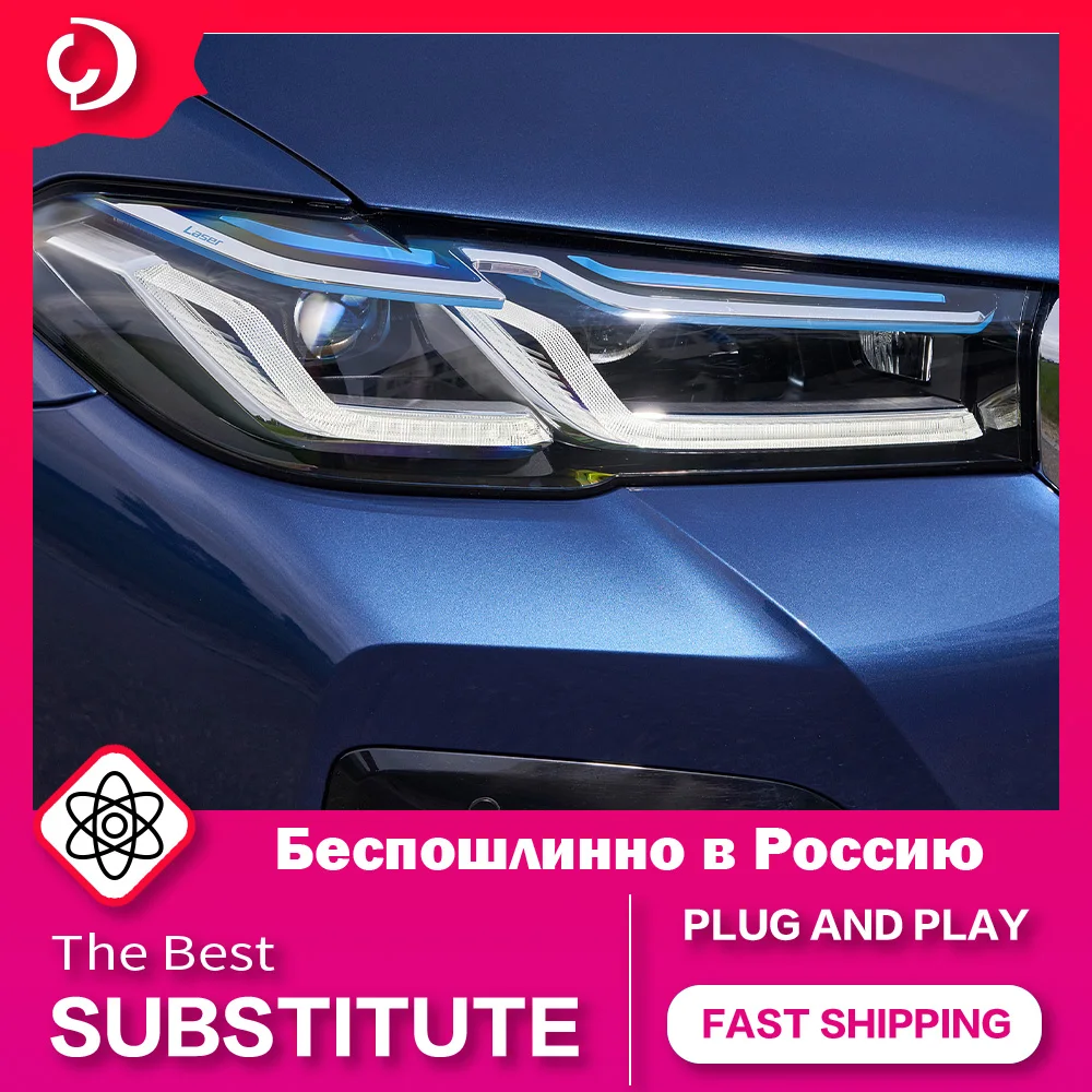 

AKD Car Styling Headlights for G30 G38 M5 LCI Type 2018-2022 LED Headlight DRL Head Lamps Led Projector Accessories Facelift