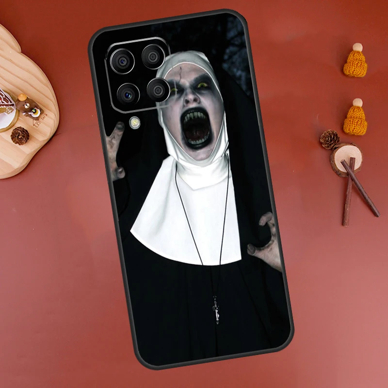 The Nun Valak Horror Case For Samsung Galaxy M12 M32 M52 M30s M20 M21 M31 M51 M13 M23 M33 M53 M14 M34 M54 Cover