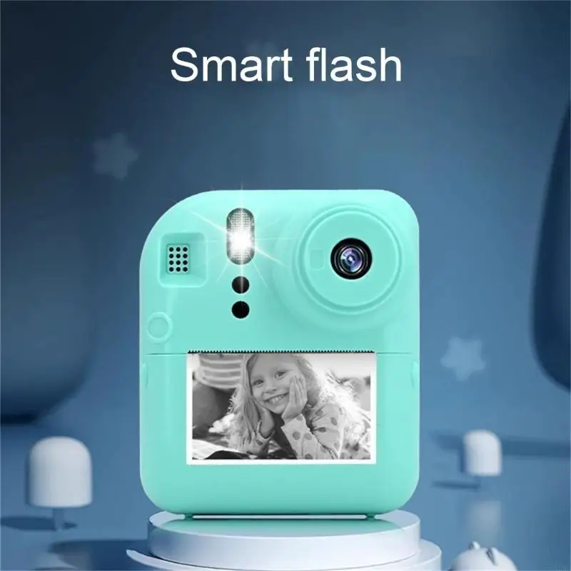 85WD Trẻ động ngay lập tức in máy ảnh với in có độ phân giải cao, 2 cuộn giấy bao gồm bộ lọc khung hoạt hình DIY