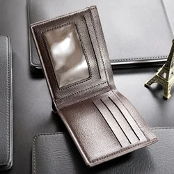 New Hot Men's Wallet Small Money Purses Mini Wallets Short Vertical Ultra-thin Wallet Bank Card Package Small Purse Wallet