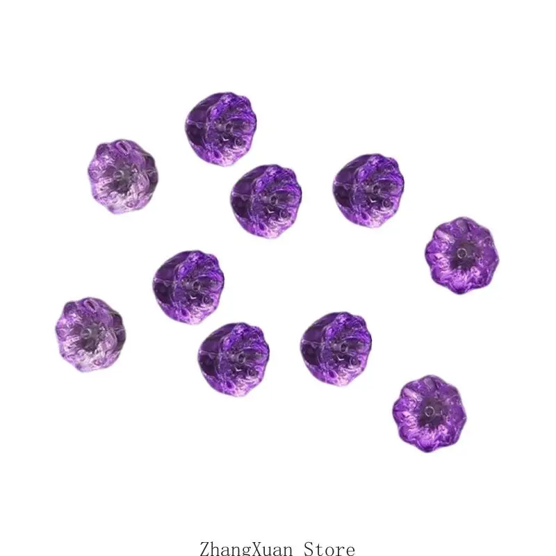 Handgefertigtes Haar-Accessoire-Set mit Blumenform, 10 Stück, für Haarnadeln, Hängebesatz, Styling und Projektnutzung, 3 x – Detail 4