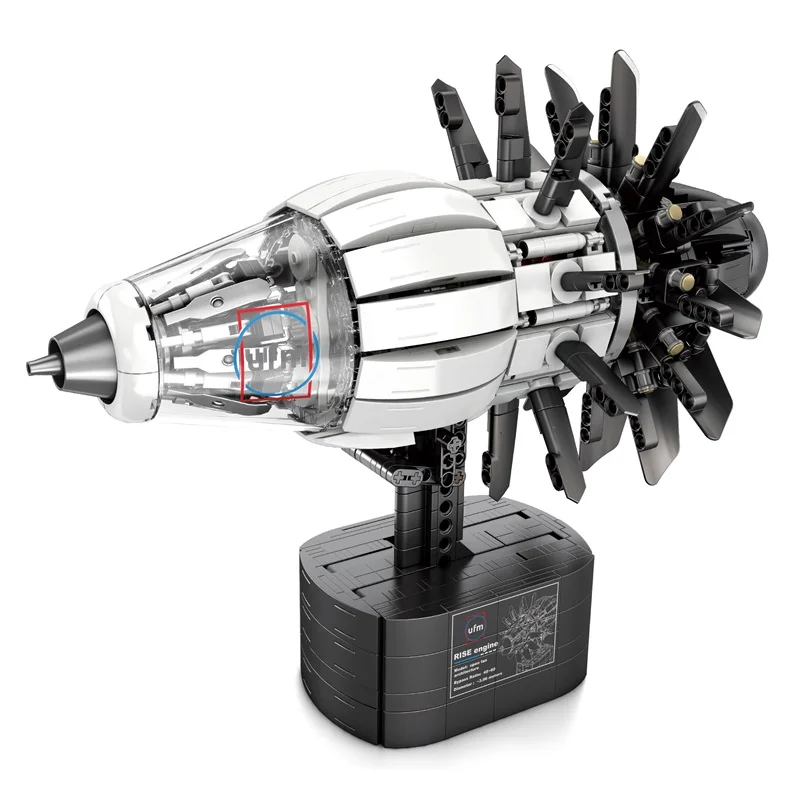 

В НАЛИЧИИ MOC творческий электрический RISE самолет двигатель строительные блоки кирпичи сборка модель детские игрушки подарочный набор на день рождения