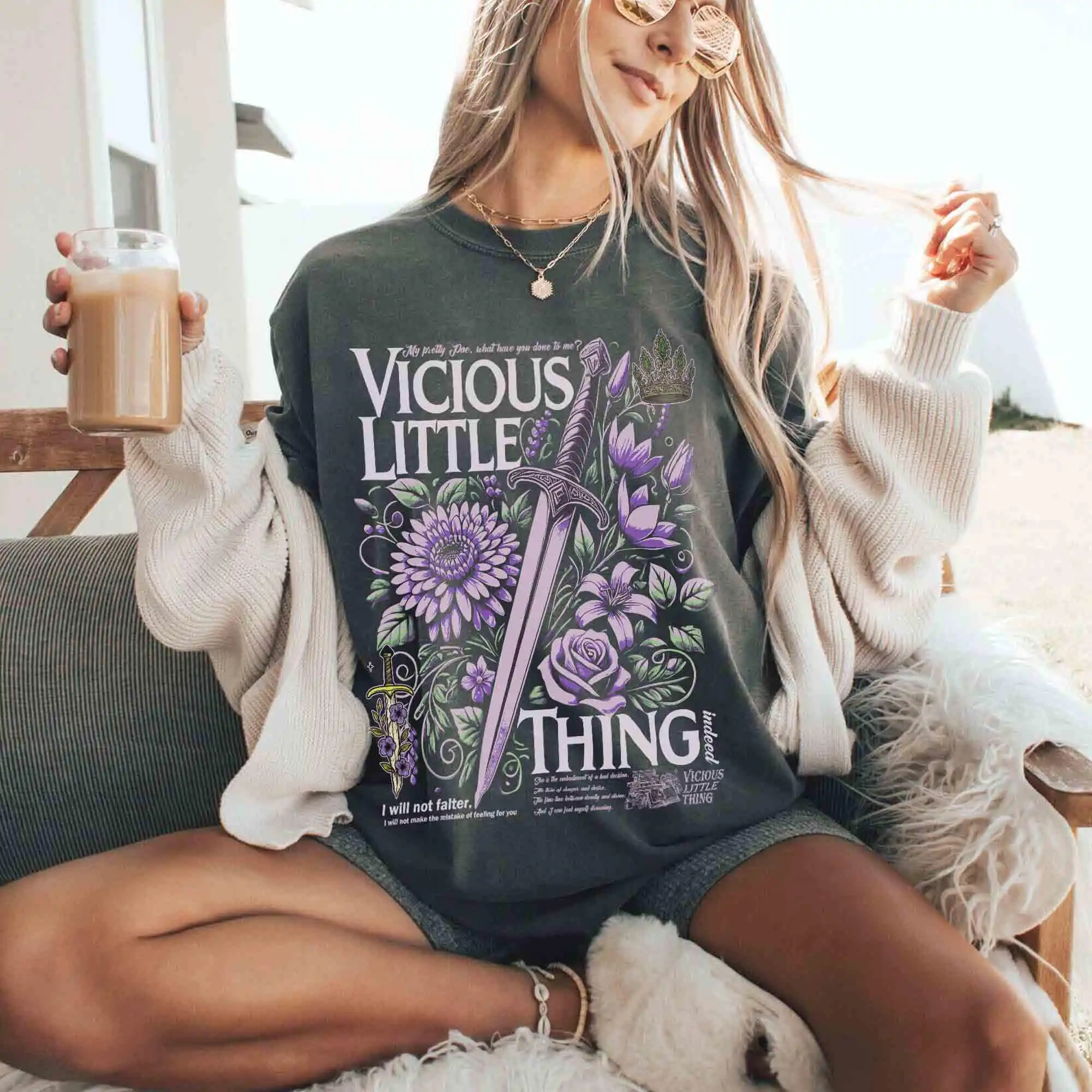 Vicious Little Thing Powerless Shirt, Powerless Bookish Shirt, Kai Azer Paedyn Gray Shirt, Fantasy Bookish Tee T-shirt Gift