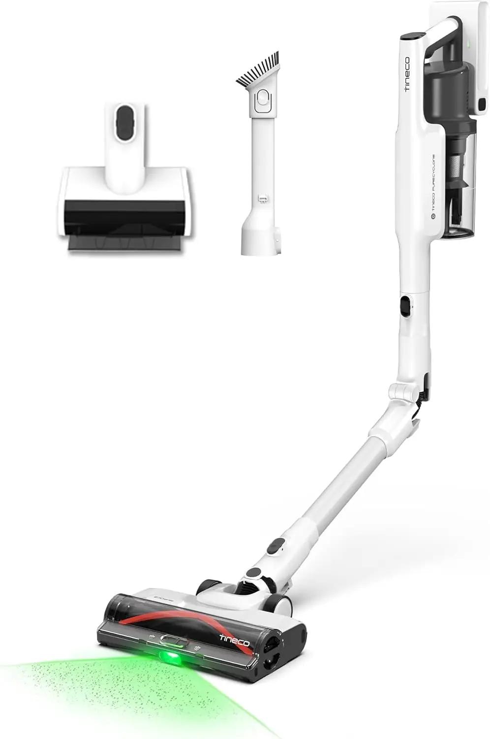 

Cordless Stick Vacuum Cleaner with 185W Suction, 1L Dustbin, Advanced Brush Tech for Easy Debris Cleaning