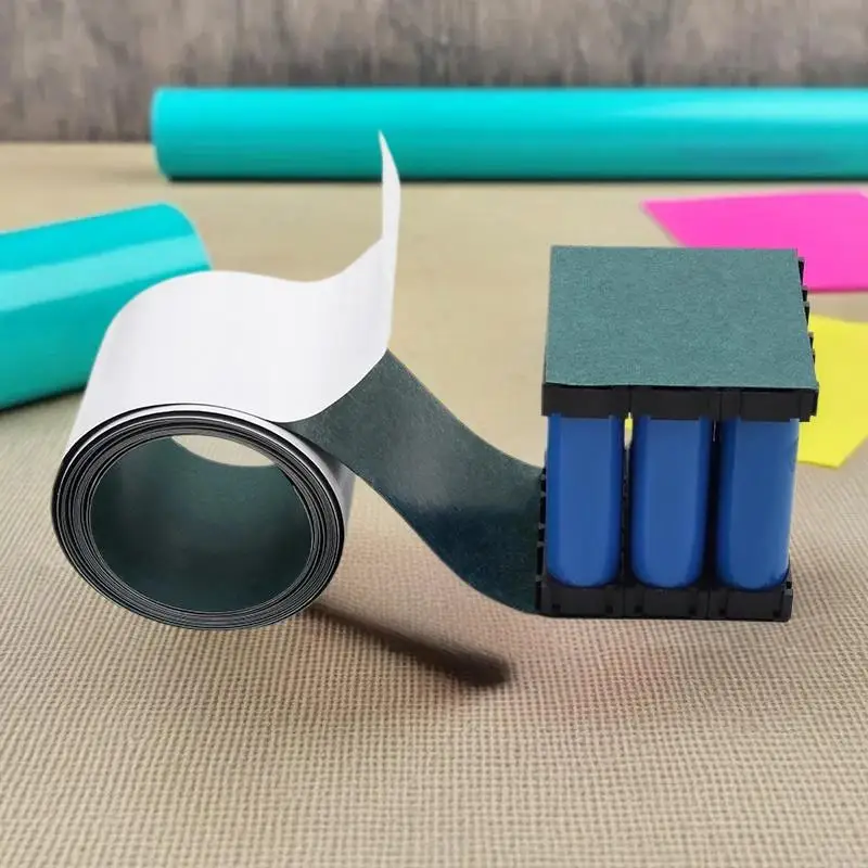 1 peça remendo de cola isolante de célula largura 50/60/65/70mm 18650 junta de isolamento de bateria cevada eletrodo de papel almofadas isoladas