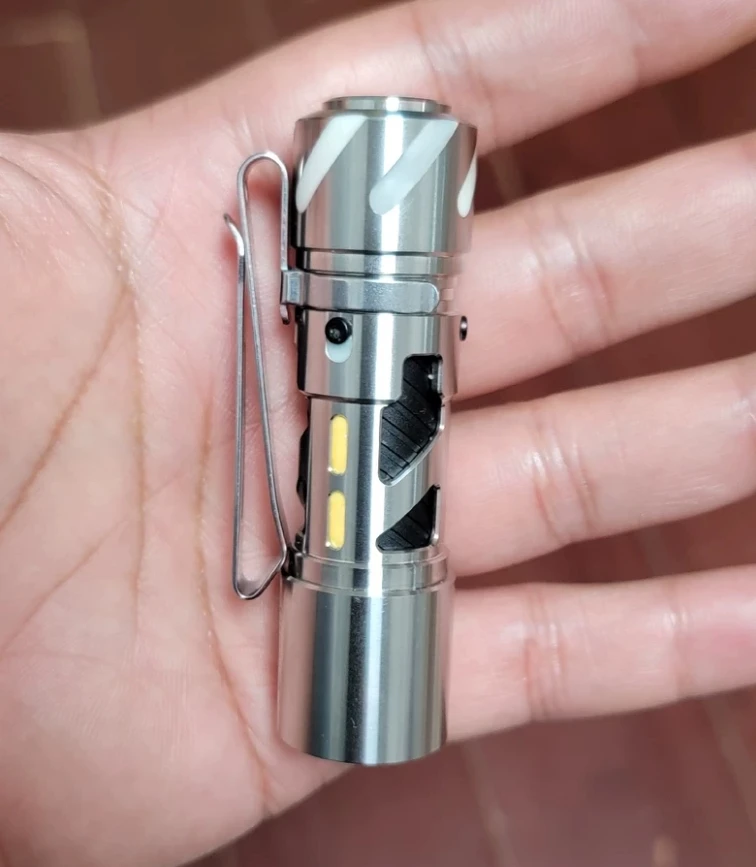 Lampe de poche à batterie EDC Sk03, synchronisation, 14500