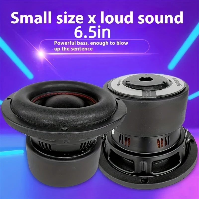 6.5inch car subwoofer Double4Ohm，Max800Wapure Subwoofer