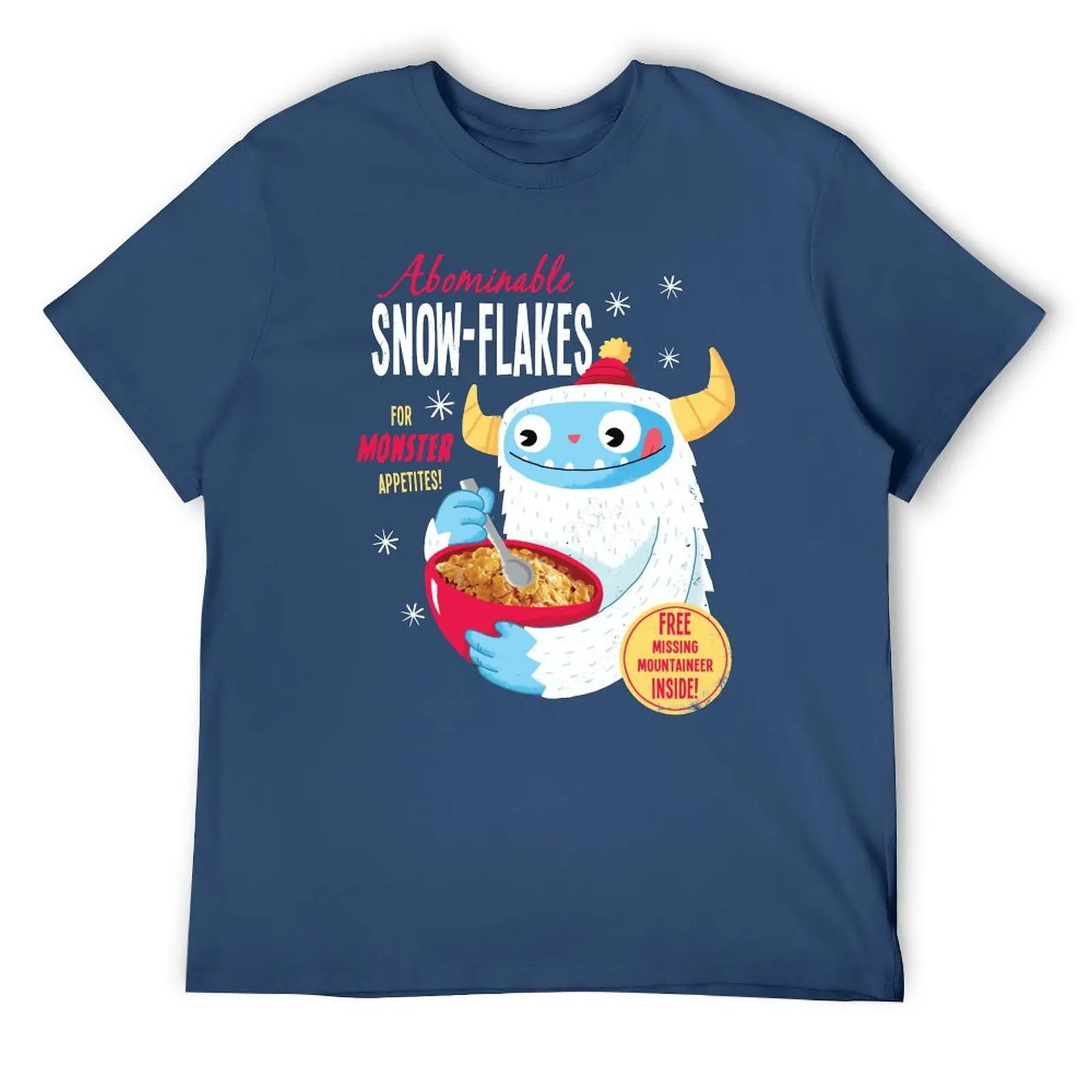 Abominable Snowflakes T-Shirt tops oversize t-shirts man mens t shirts pack