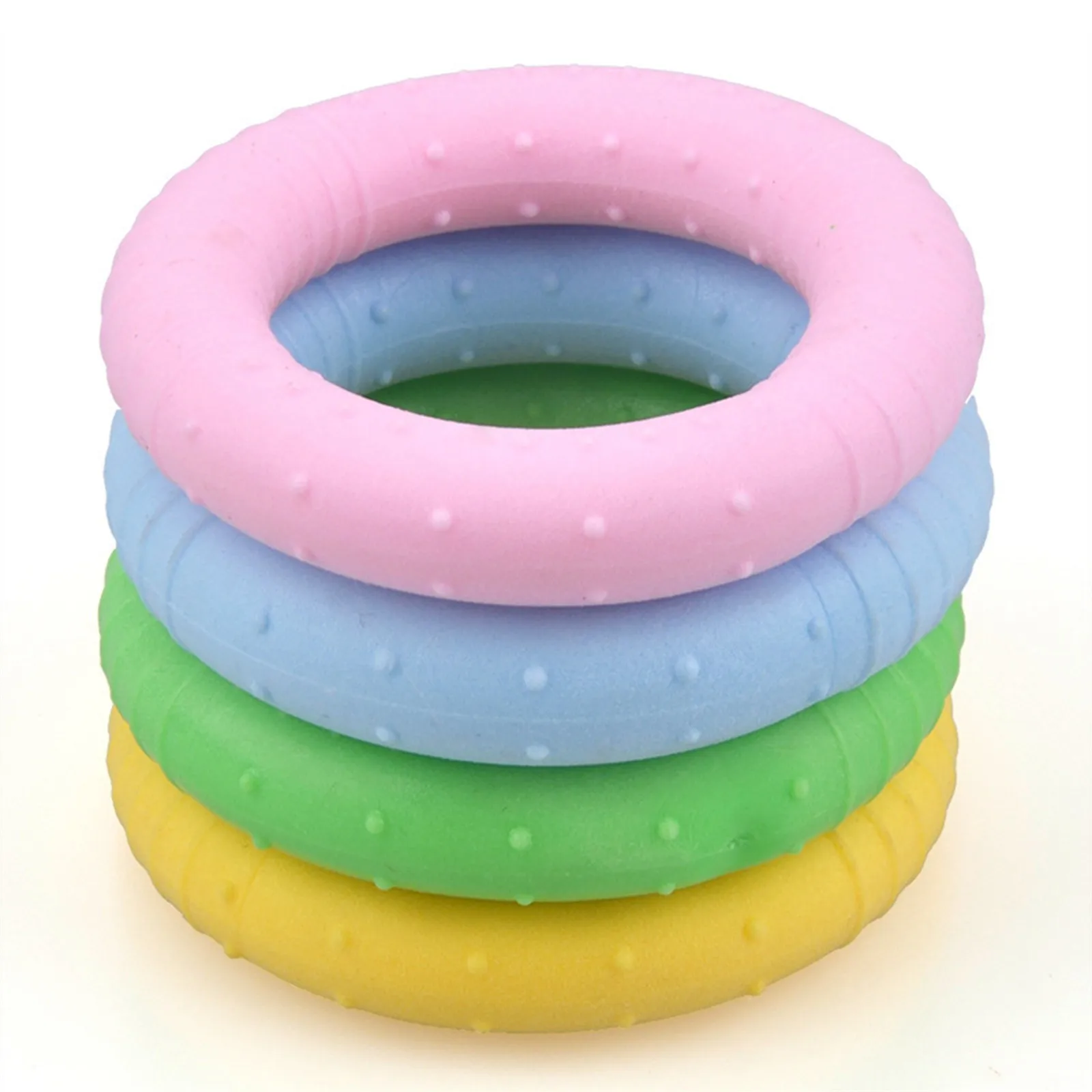 Puppy Teething Chew Toy Soothes Itchy And Teeth Foam Ring Puppy Tooth Cleaning Soft Dog Puppy Toy (Random Color)