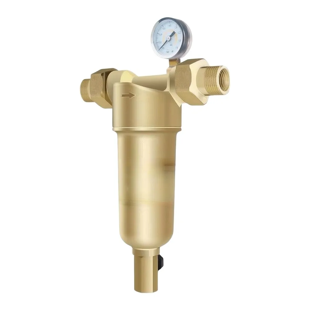Whole House Filter Sediment Filter For Whole House Use Automatic Self-cleaning Reusable Design Drain Valve Included