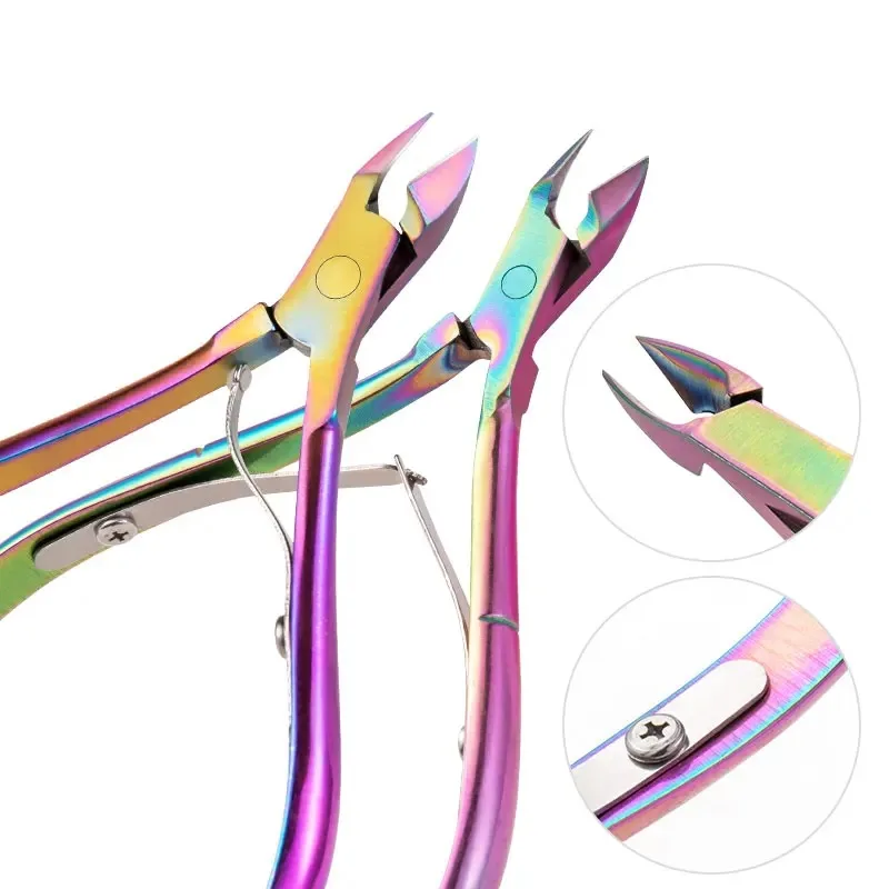 6mm Blade Fingernail Toenail Cuticle Nipper Trimming Stainless Steel Nail Clipper Cutter Cuticle Scissors Plier Manicure Tools