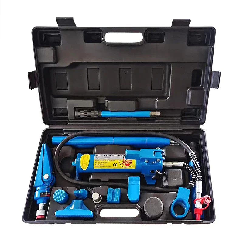 New Split Type Hand Operate Hydraulic Tie Bar Tool Kit 10 Ton Hydraulic Porta Power Jack With Iron Case