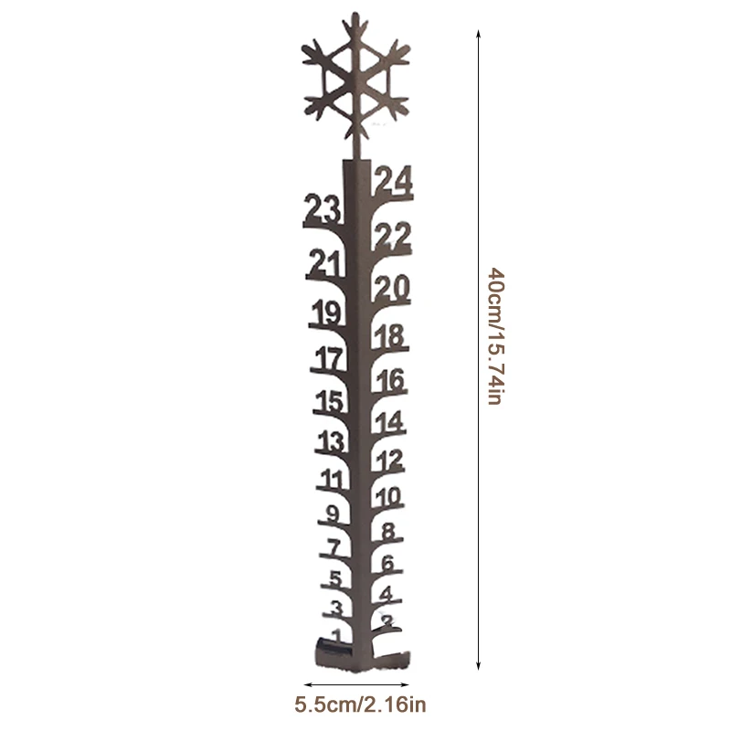 Garden Metal Snow Gauge Creative Yard Stick Ruler Measurement Suitable for Courtyard Lawn