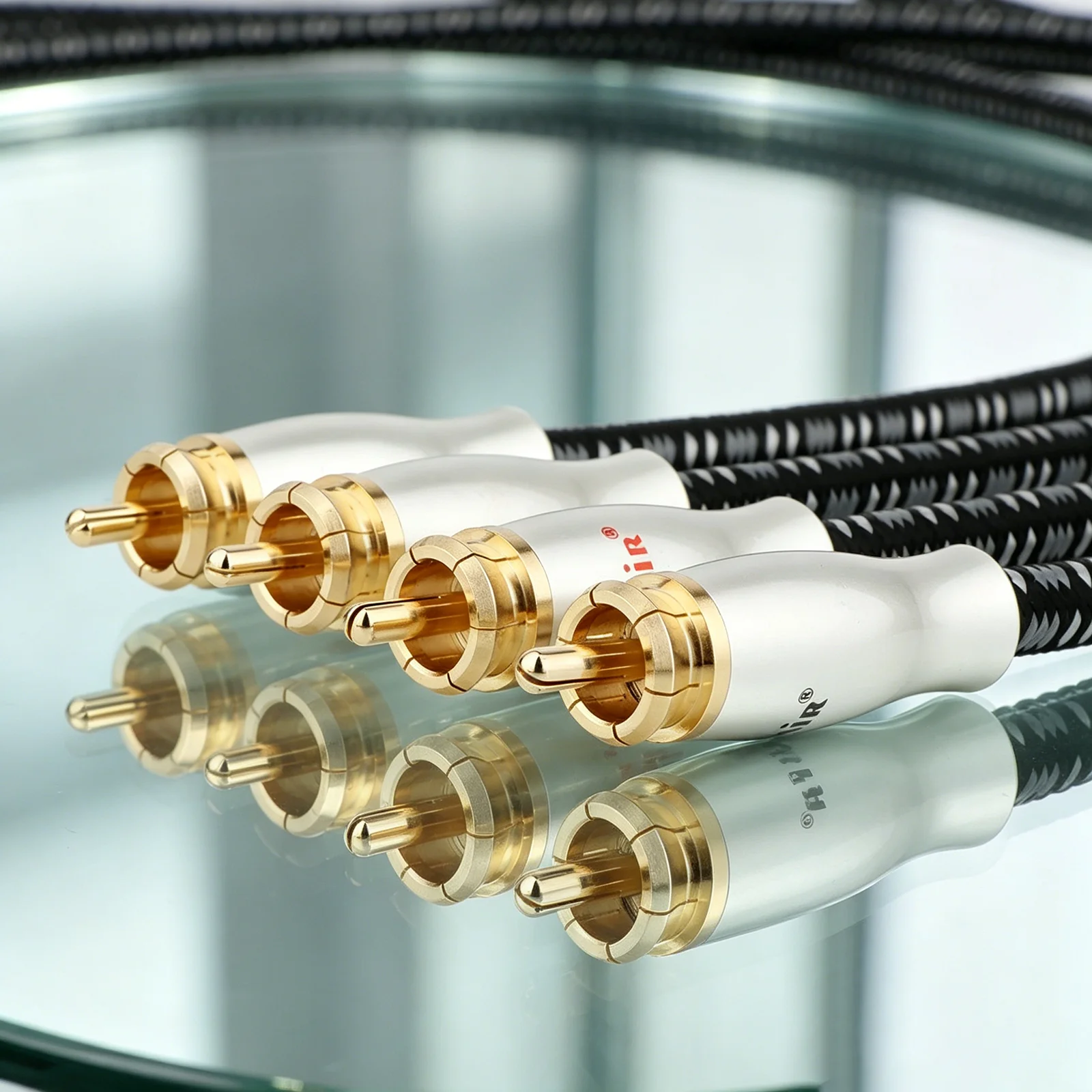 Premium RCA Audio Cable - 2RCA to 2RCA Male Interconnect Cables for Amplifier DAC TV Car Audio